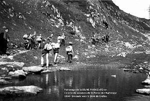 1956 en route vers la Dent de Crolles